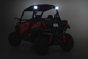 Can-Am Maverick Sport 1000R LED Light Kit - Rear - Rough Country - Wide Angle - Chrome Can-Am Maverick Sport 1000R LED Light Kit - Rear - Rough Country - Wide Angle - Chrome